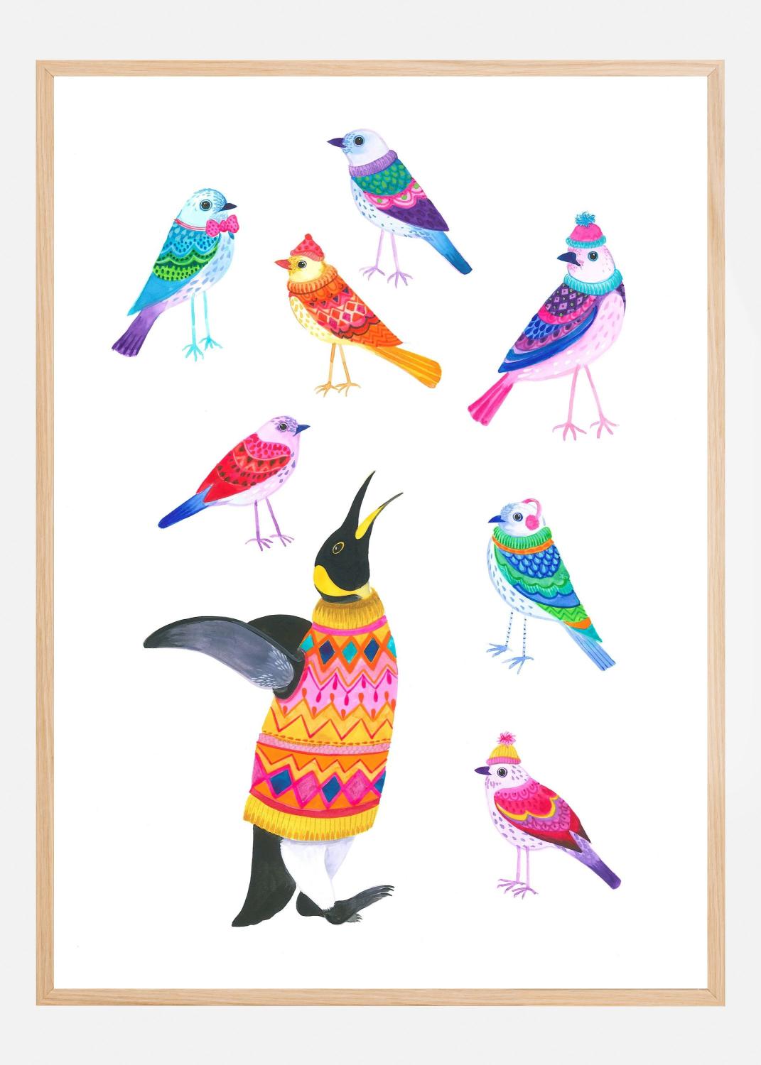 Product Image for Winter Birds Poster (40x60 cm)