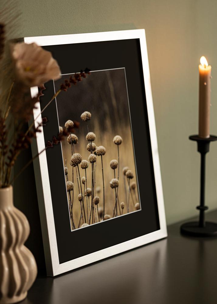 Cadre Selection Argent 70x100 cm - Passe-partout Noir 62x93 cm