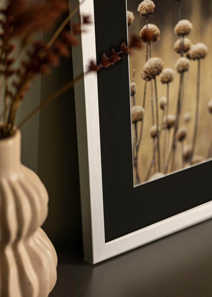 Cadre Selection Argent 70x100 cm - Passe-partout Noir 62x93 cm