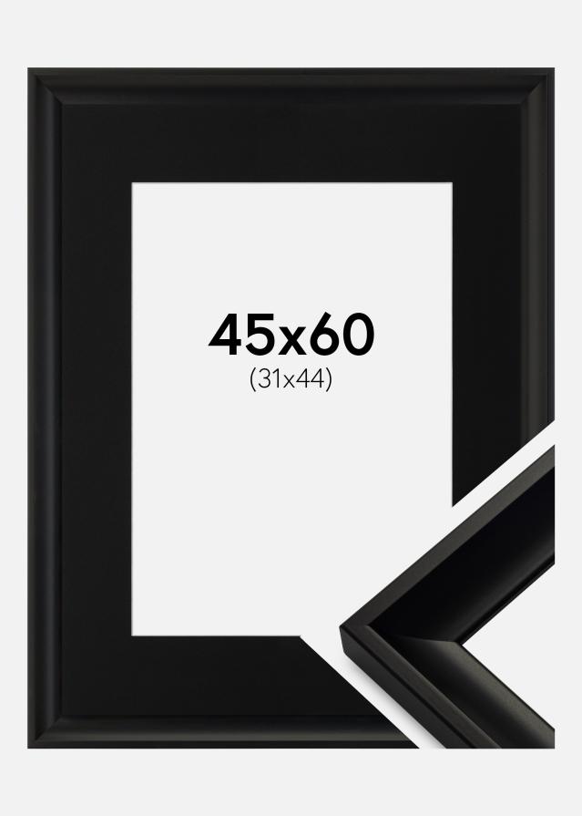Cadre Öjaren Noir 45x60 cm - Passe-partout Noir 32x45 cm
