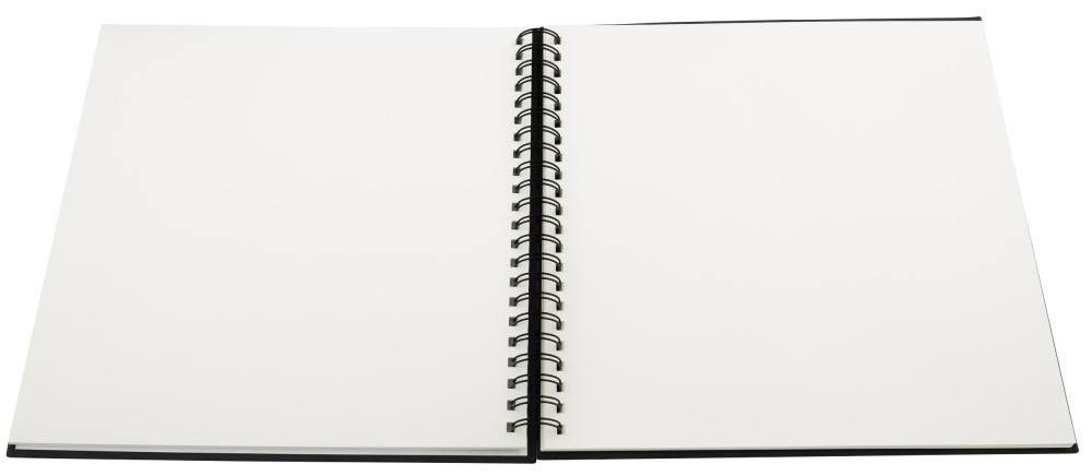 Fun Album spirale Bleu océan - 30x30 cm (50 pages blanches / 25 feuilles)