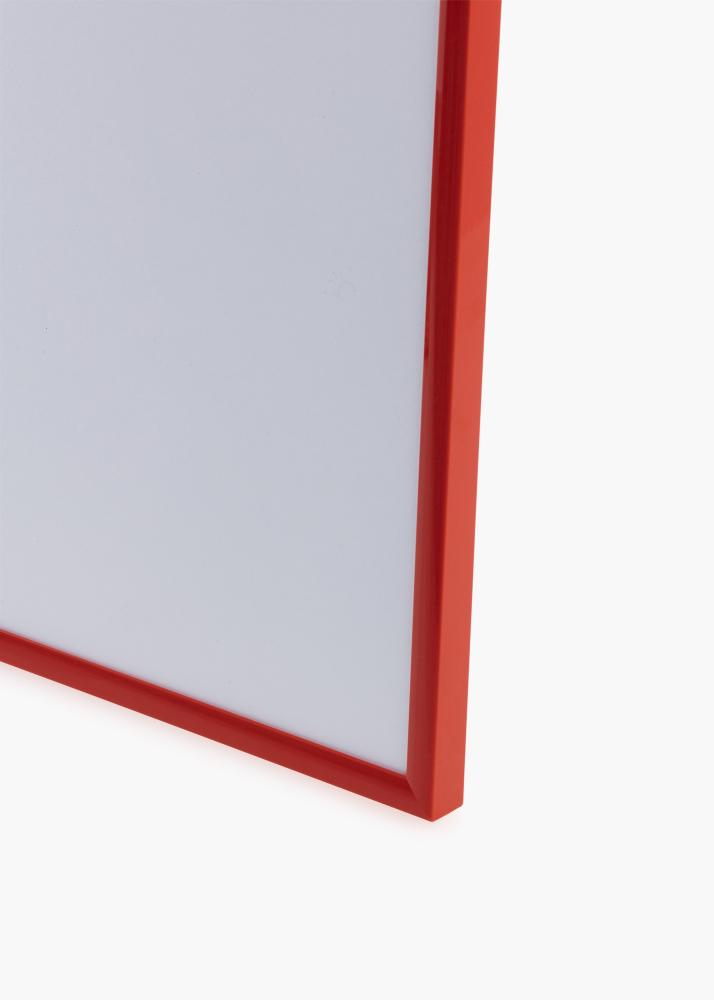 Cadre New Lifestyle Rouge clair 70x100 cm - Passe-partout Blanc 61x91,5 cm
