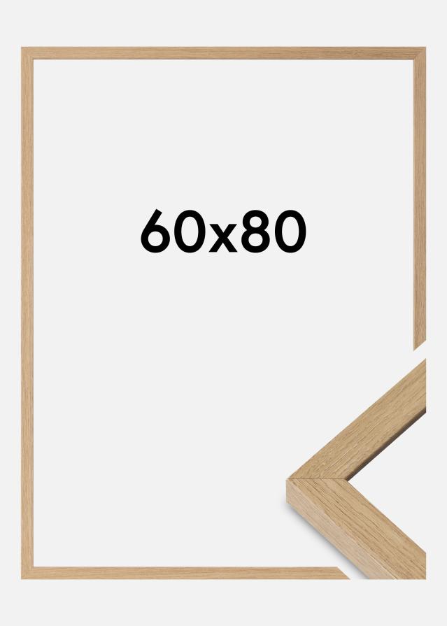 Cadre Hermes Verre acrylique Natural Oak 60x80 cm