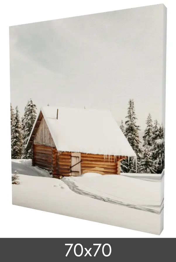 Tableau sur toile 70x70 cm - 40 mm