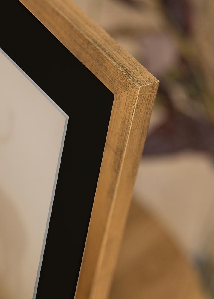 Cadre Stilren Or 50x60 cm - Passe-partout Noir 37x46 cm