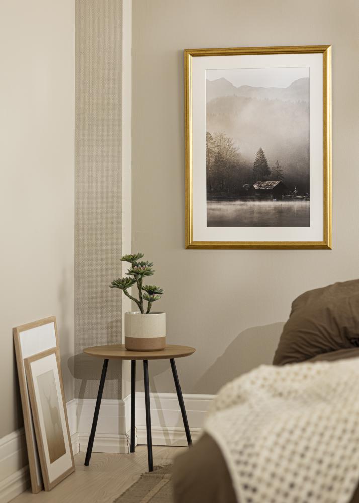 Cadre Västkusten Or 35x35 cm - Passe-partout Blanc 26x26 cm