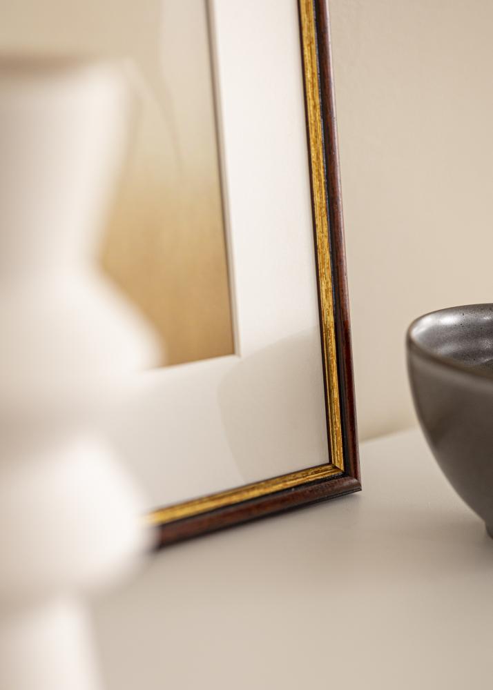 Cadre Horndal Marron 34x42 cm - Passe-partout Blanc 25x32 cm