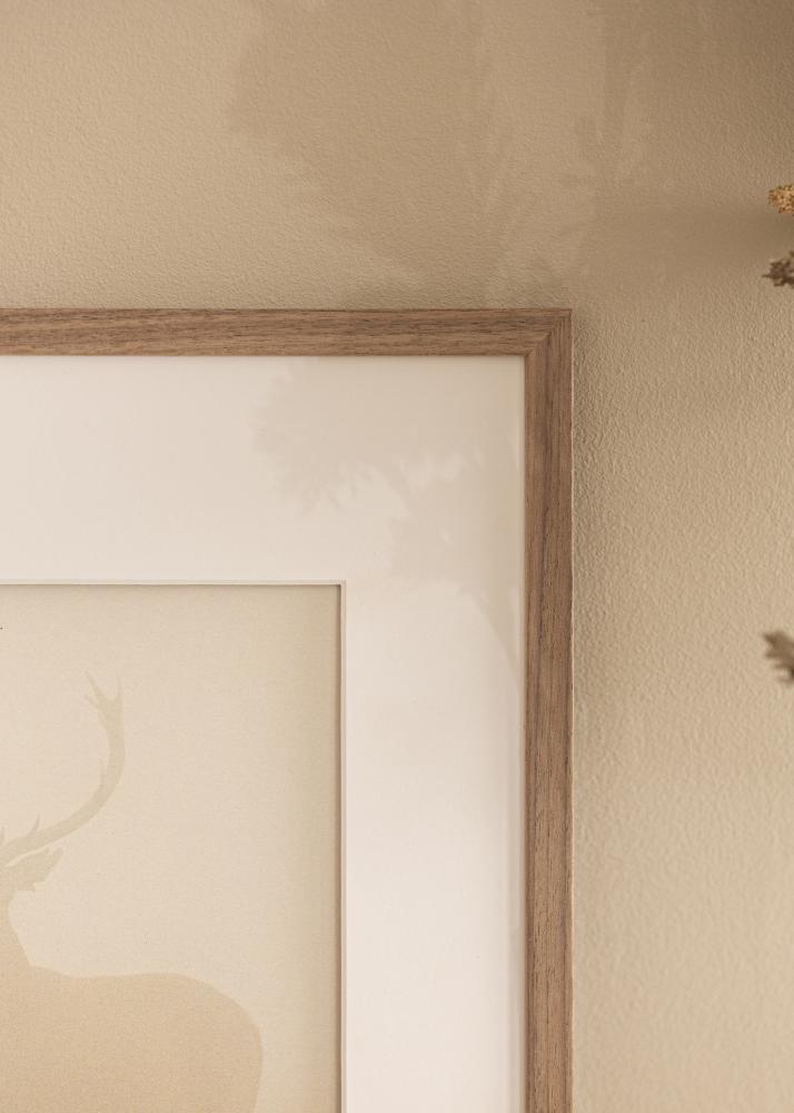 Cadre Edsbyn Verre Acrylique Noyer Clair 21x29,7 cm (A4)