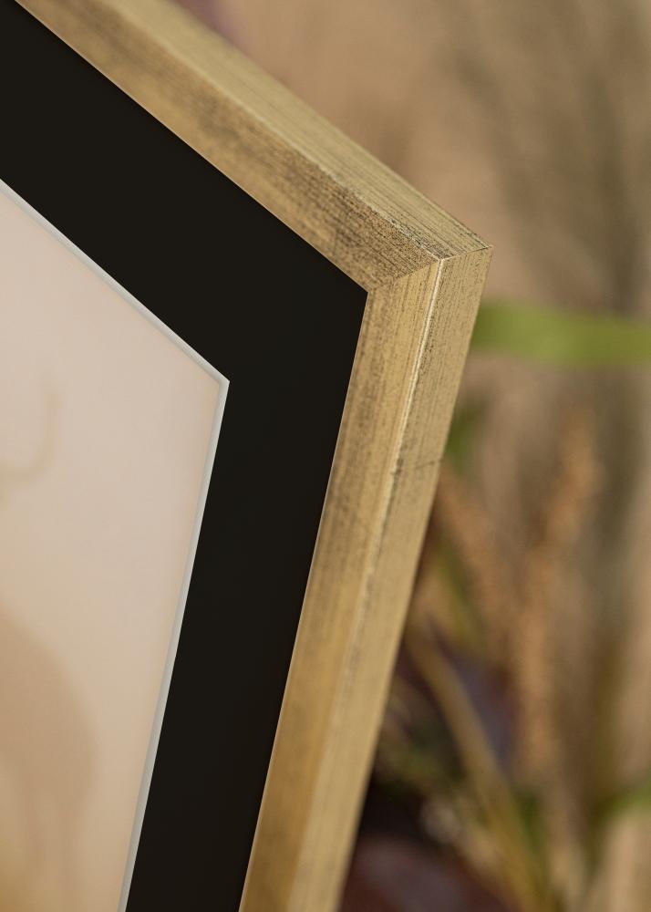 Cadre Stilren Argent 18x24 cm - Passe-partout Noir 13x18 cm