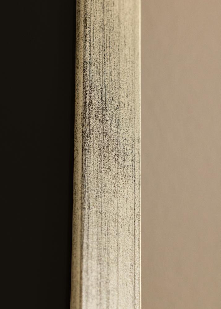 Cadre Stilren Argent 18x24 cm - Passe-partout Noir 13x18 cm