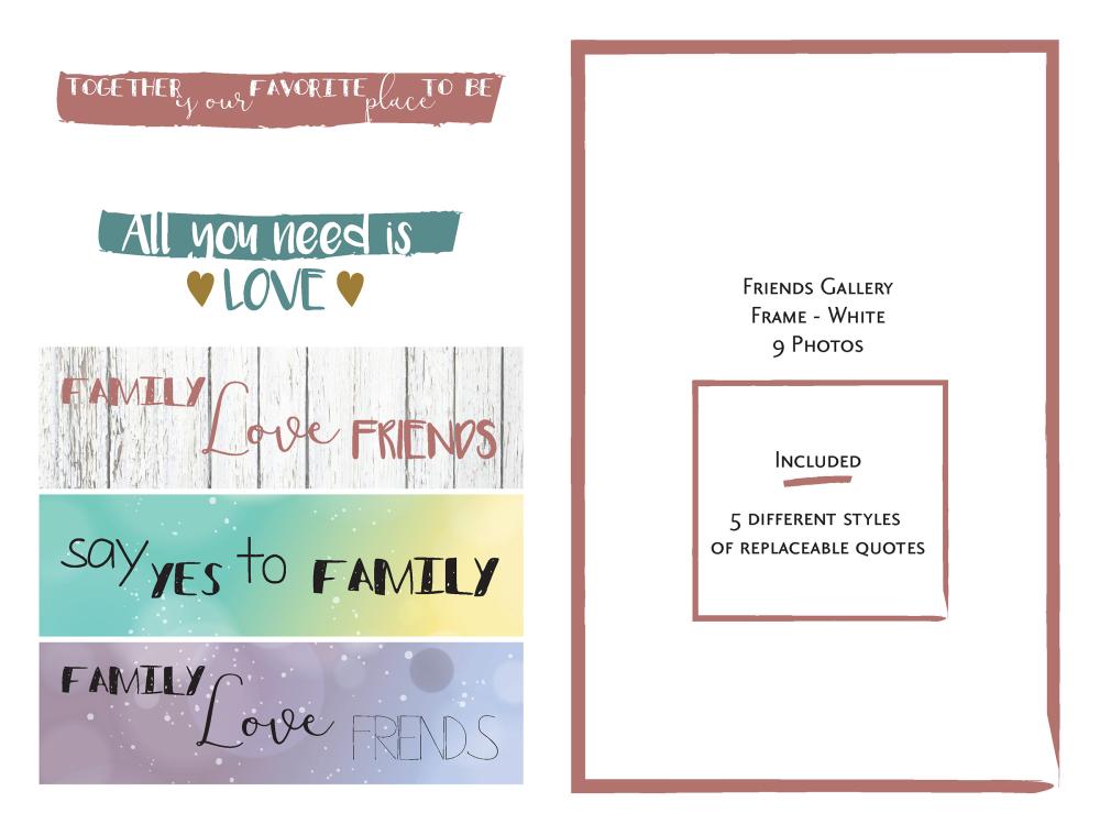 Henzo Friends Gallery Blanc - 8 images