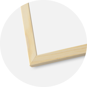 Cadre Galant Pin 30x30 cm - Passe-partout Noir 8x8 pouces