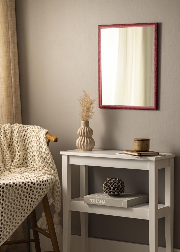 Miroir Cornwall Rouge sombre - Sur mesure