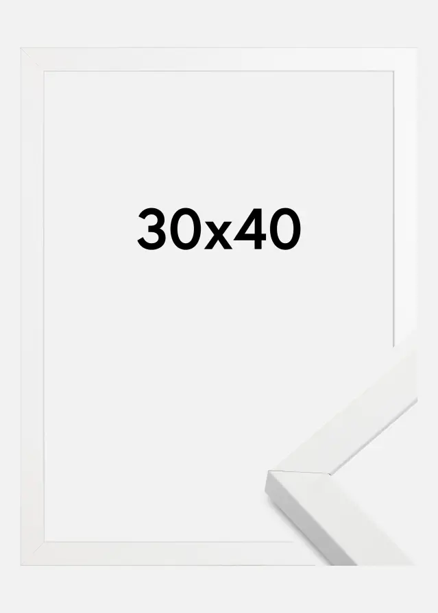 Cadre Amanda Box Blanc 30x40 cm