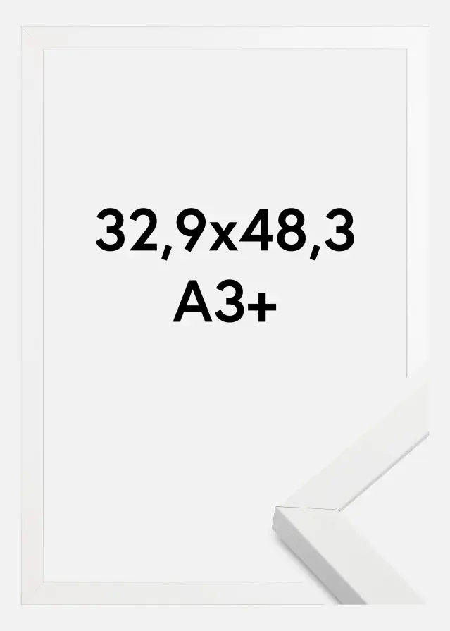 Cadre Amanda Box Blanc 32,9x48,3 cm (A3+)