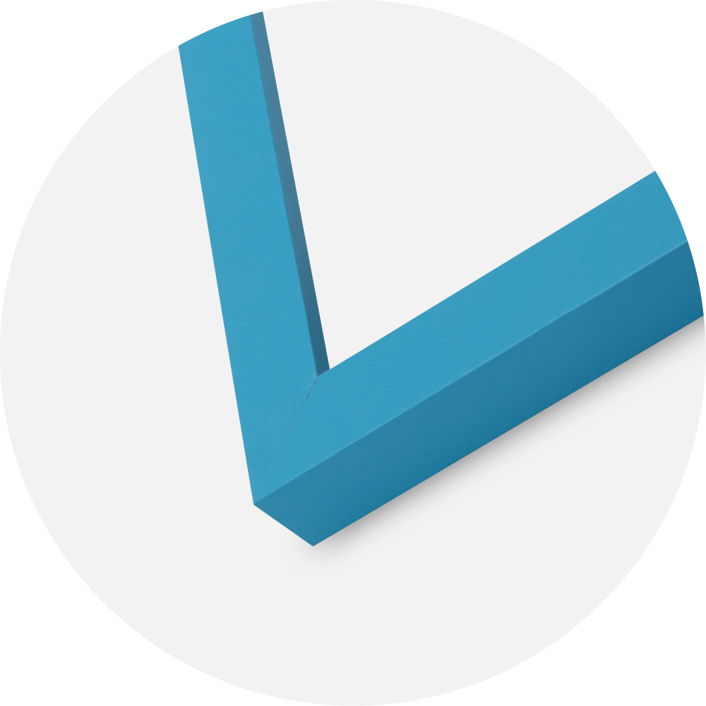 Cadre Selection Verre Acrylique Light Blue 30x30 cm