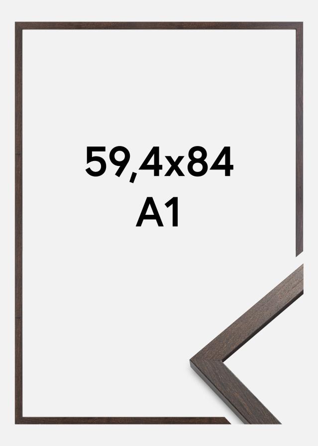 Cadre Trendy Verre Acrylique Noyer 59,4x84,1 cm (A1)