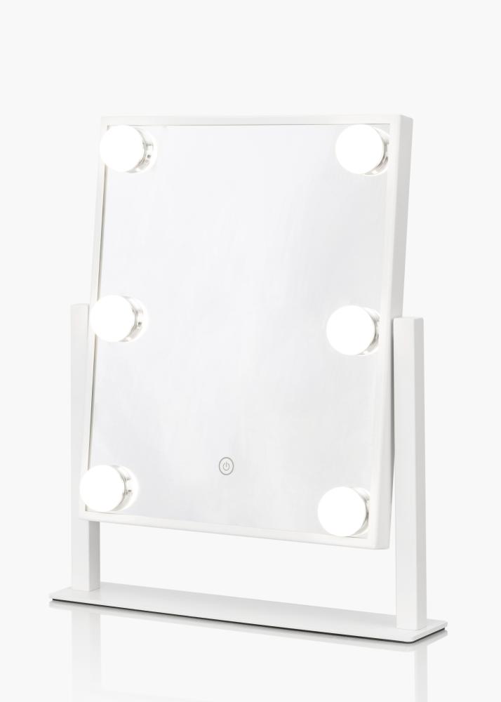 KAILA Miroir de maquillage VII Blanc - 30x36 cm