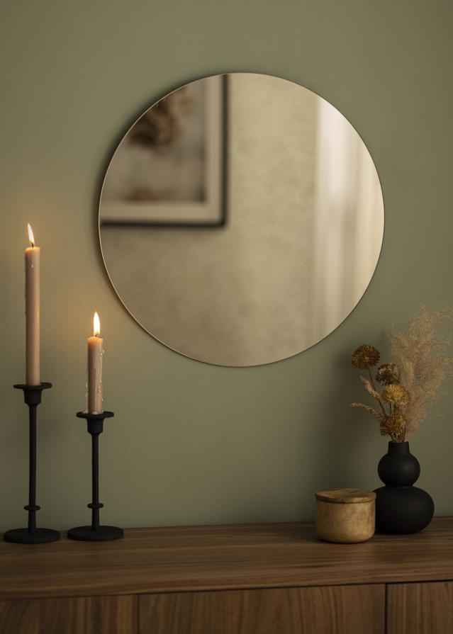 KAILA Miroir rond Dark Bronze 50 cm Ø