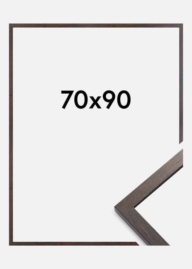 Cadre Trendy Verre Acrylique Noyer 70x90 cm