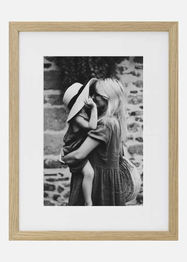 Forfait encadrement Chêne avec passe-partout - M (20x30 cm)