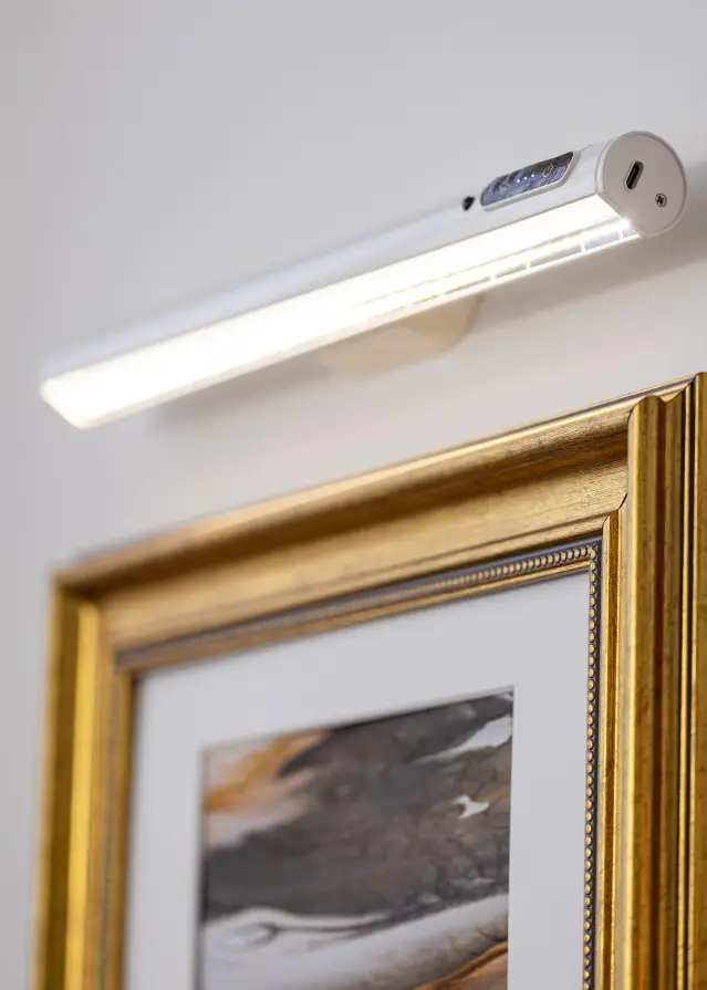 KAILA Illuminate Cadre éclairage pour tableaux à pile 35 cm - Blanc