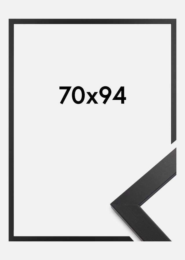 Cadre Black Wood Verre Acrylique 70x94 cm