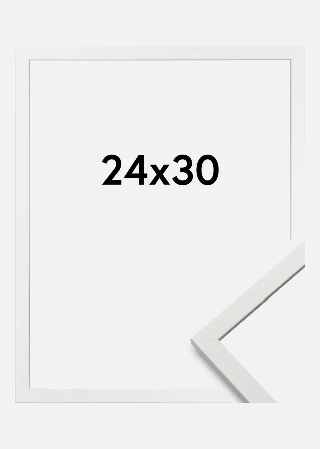 Cadre Edsbyn Verre Acrylique Blanc 24x30 cm