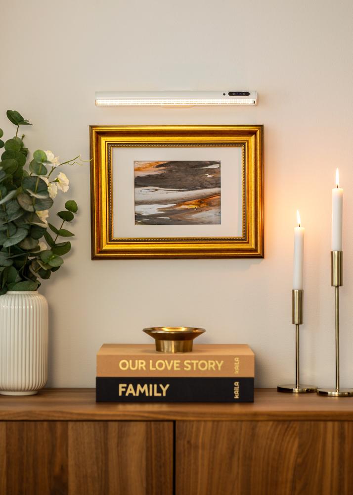 KAILA Illuminate Cadre éclairage pour tableaux à pile 35 cm - Blanc