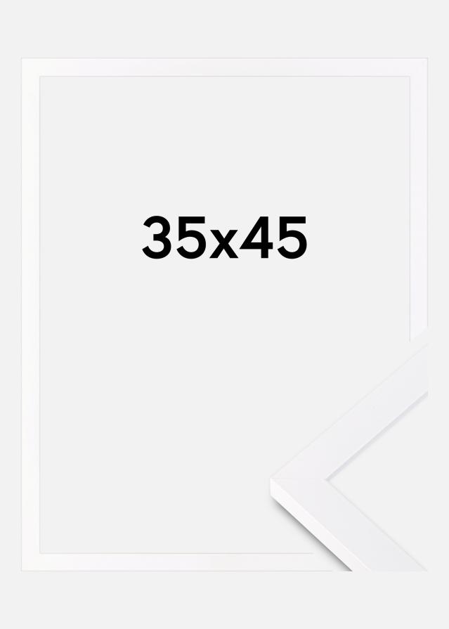 Cadre Selection Verre acrylique Blanc 35x45 cm