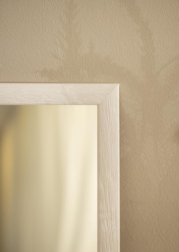 Miroir Cornwall Blanc - Sur mesure