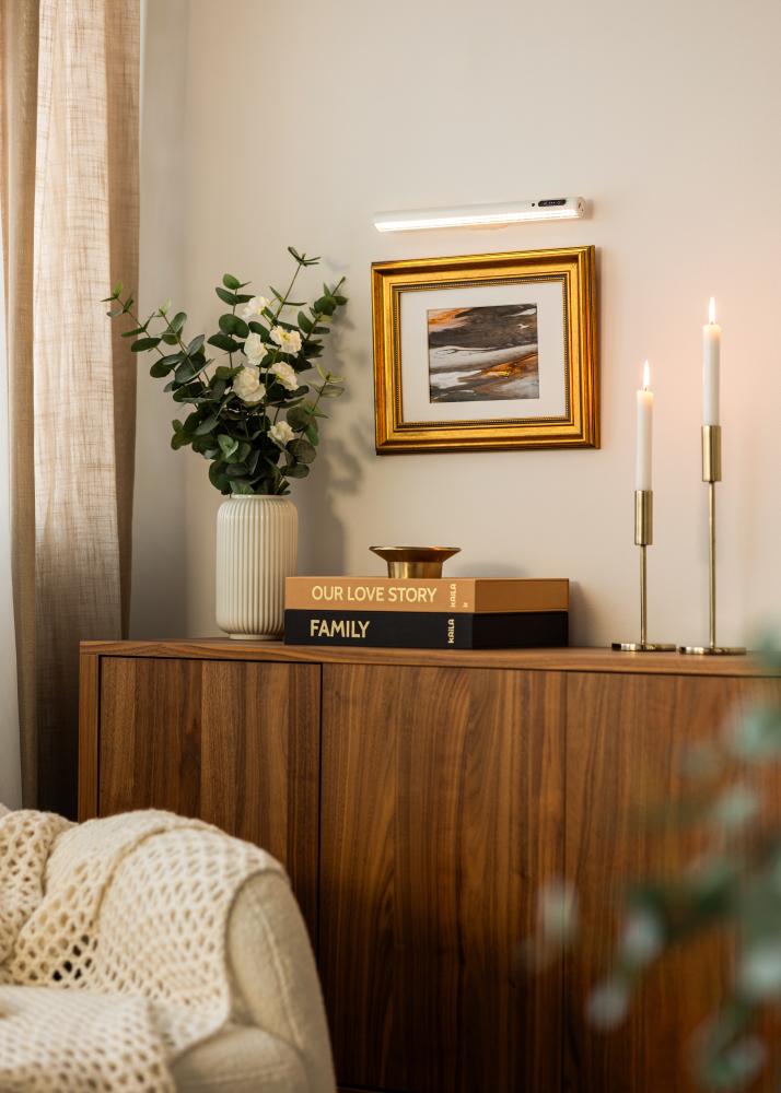 KAILA Illuminate Cadre éclairage pour tableaux à pile 35 cm - Blanc