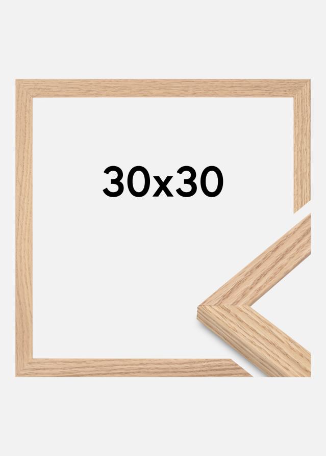 Cadre Tidlös Verre Acrylique Chêne massif 30x30 cm