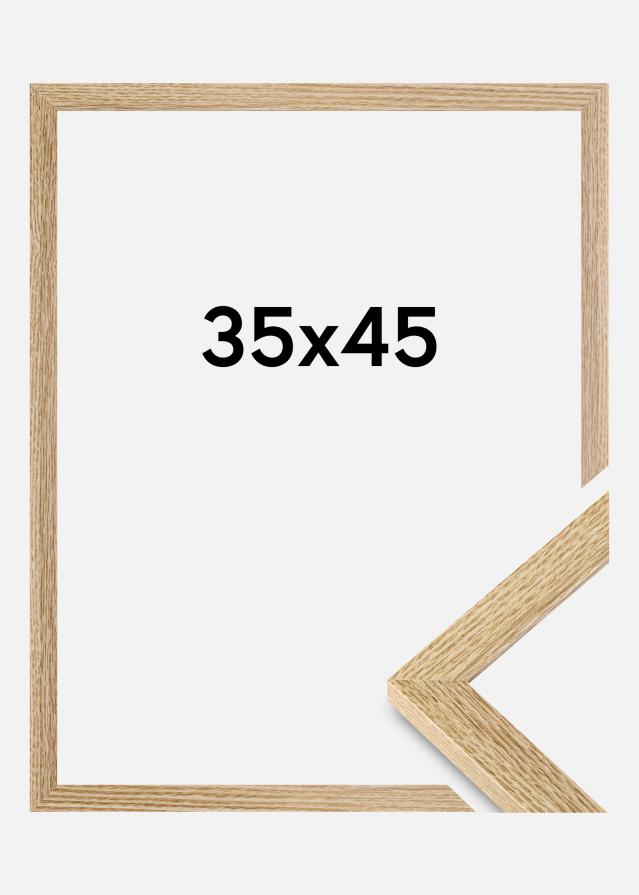 Cadre Selection Verre acrylique Chêne 35x45 cm