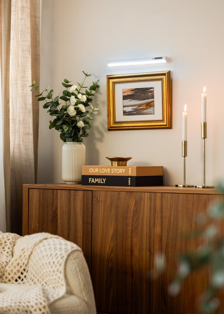 KAILA Illuminate Cadre éclairage pour tableaux à pile 35 cm - Blanc