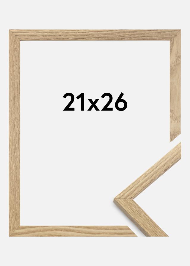 Cadre Trendy Verre acrylique Chêne massif 21x26 cm