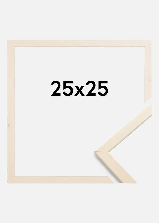 Cadre Edsbyn Verre Acrylique Érable 25x25 cm