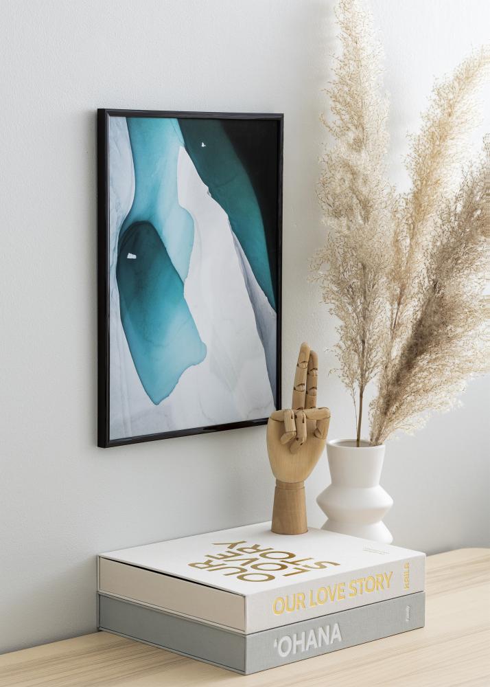 Cadre New Lifestyle Espresso Brown 50x70 cm - Passe-partout Noir 16x24 pouces