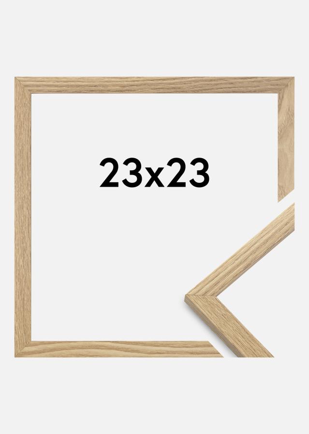 Cadre Trendy Verre Acrylique Chêne massif 23x23 cm