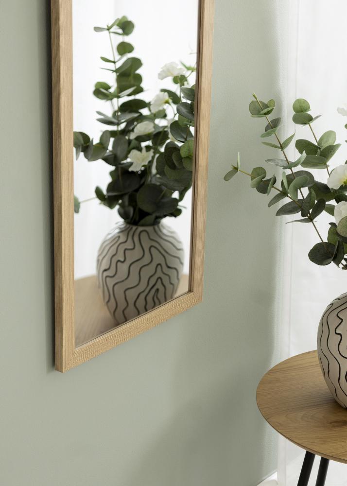 Miroir Overdoor en chêne massif 34x126 cm