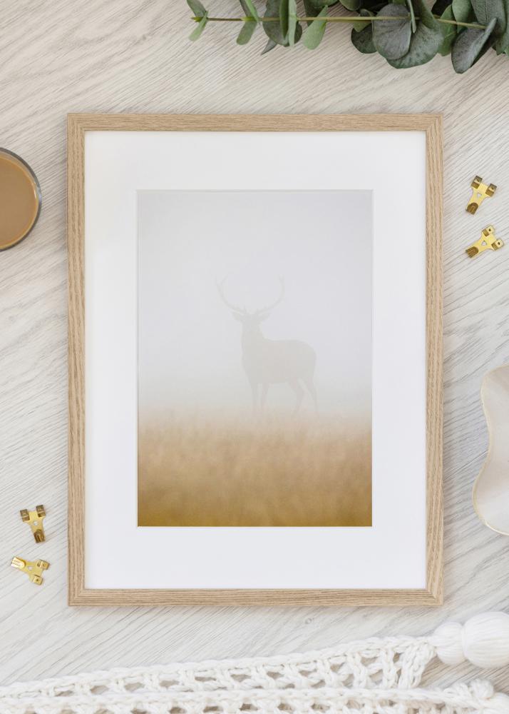 Cadre Trendy Verre acrylique chêne massif 15x30 cm