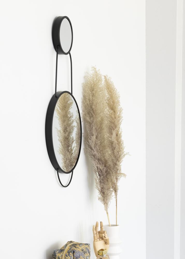 KAILA Miroir Combination - Noir 35x71 cm