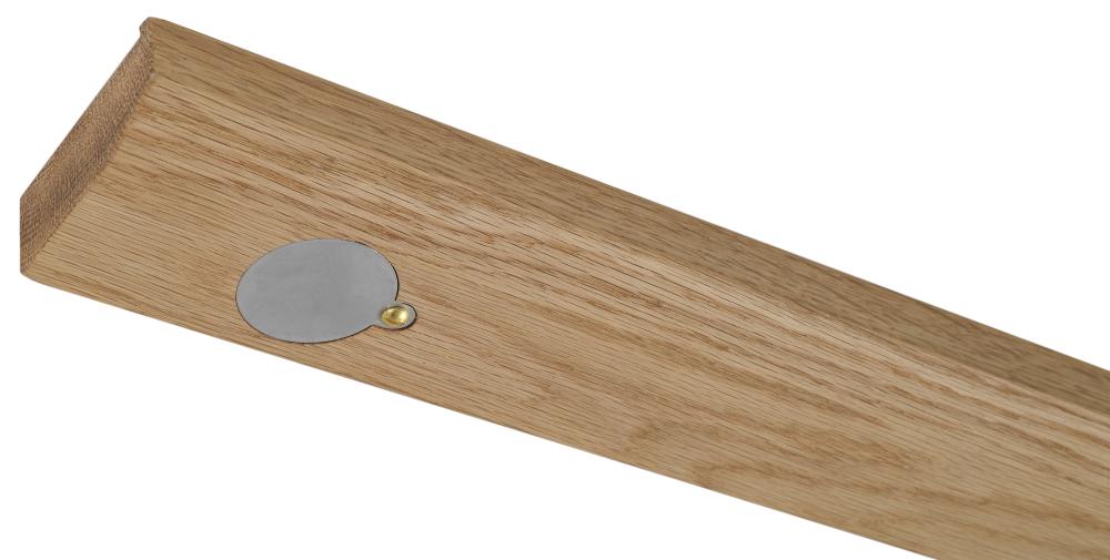 Étagère porte-cadres Batjuma Chêne massif - 72 cm