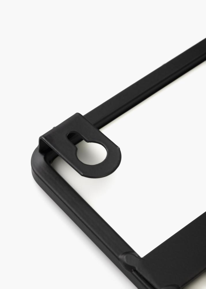 KAILA Miroir avec étagère - Noir 31x60 cm