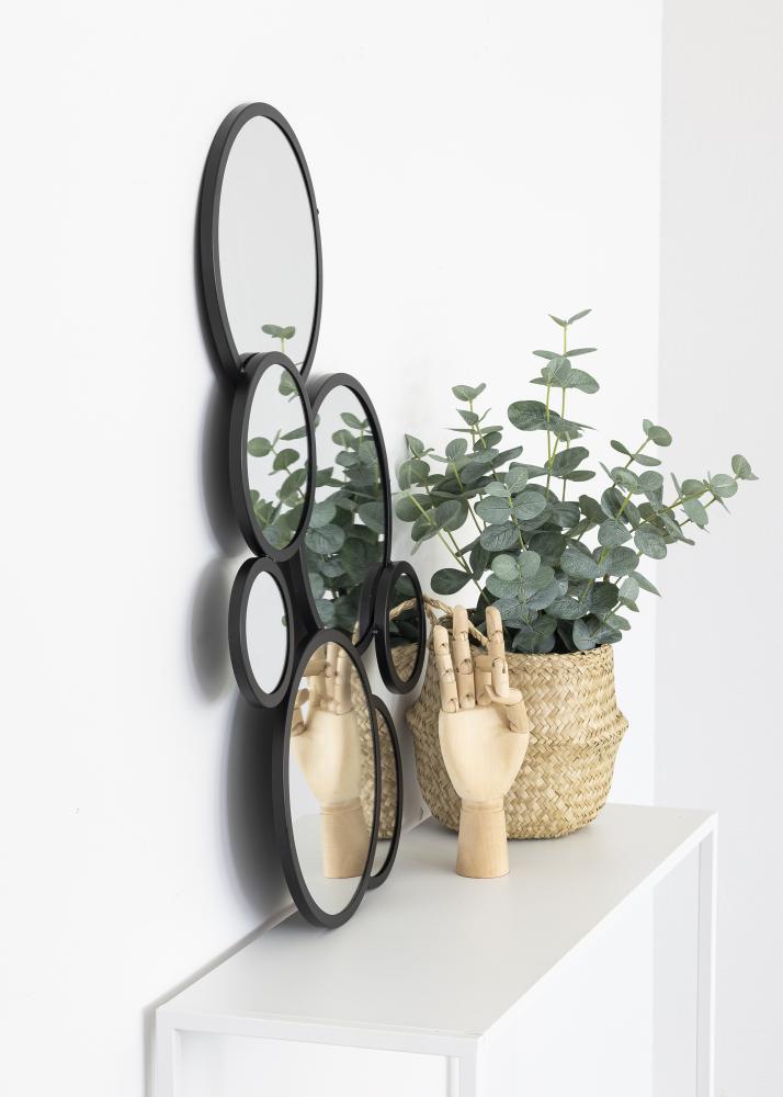 KAILA Miroir Bubbles - Noir 72x43 cm