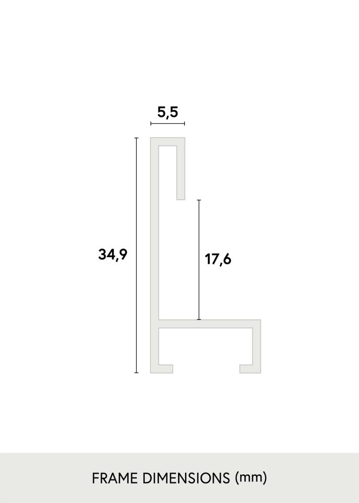 Cadre Nielsen Premium Zenit Mat Argent - Taille au choix