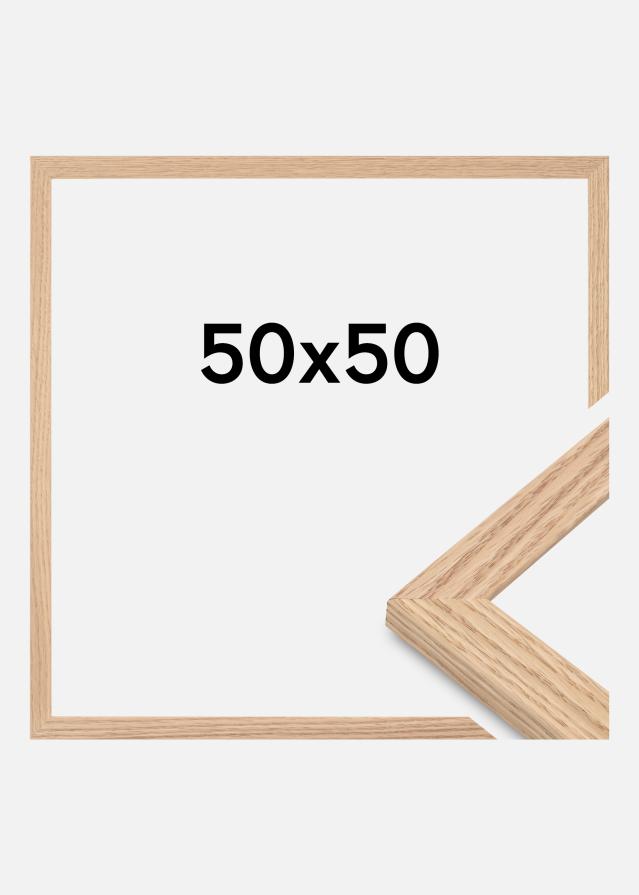 Cadre Tidlös Verre Acrylique Chêne massif 50x50 cm