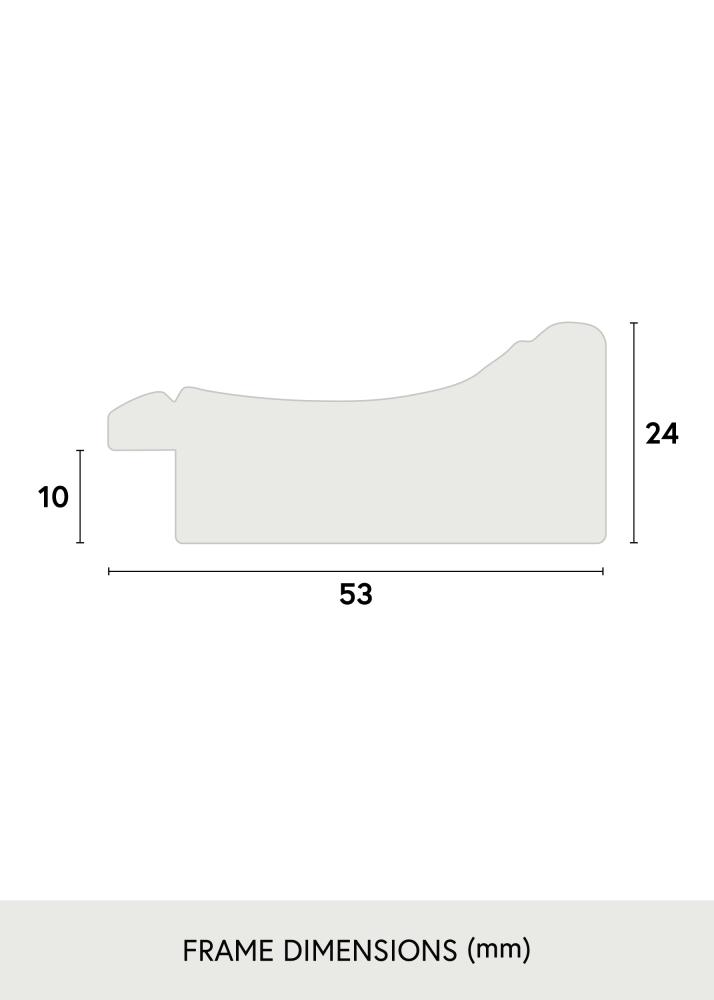 Cadre Roxen Or Moucheté - Taille au choix