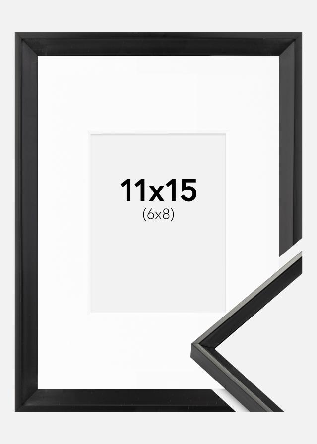 Cadre Desire Noir 10x15 cm - Passe-partout Blanc 7x9 cm