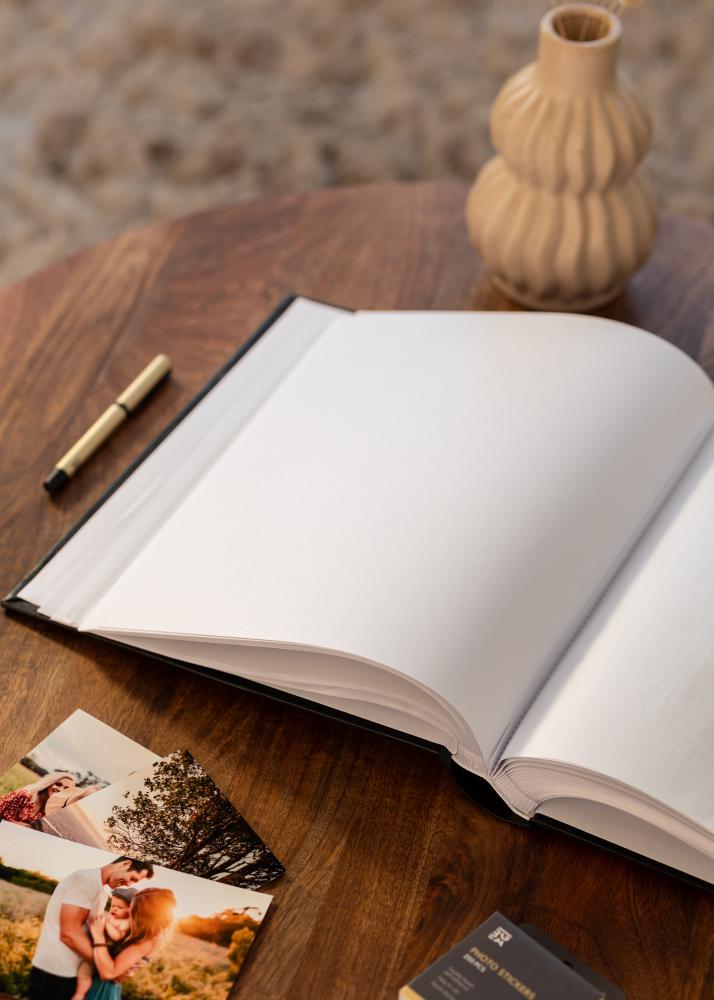 Classico Album Noir - 32x34 cm (100 Pages blanches / 50 feuilles)